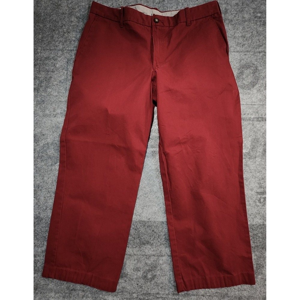 Izod Pants Men's size 36x29 Red Chino Regular Straight